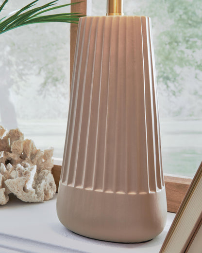 Ashley Express - Dellner Ceramic Table Lamp (1/CN)