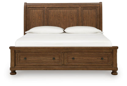 Zackaryn California King Sleigh Storage Bed