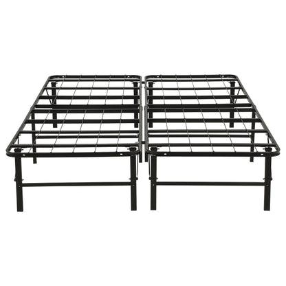 Kramer Full Folding Metal Platform Bed Frame Black
