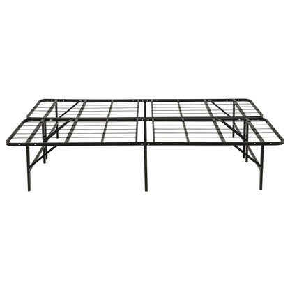 Kramer Full Folding Metal Platform Bed Frame Black