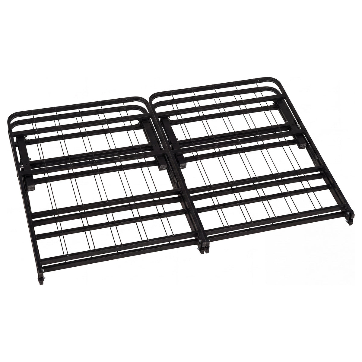 Kramer Full Folding Metal Platform Bed Frame Black