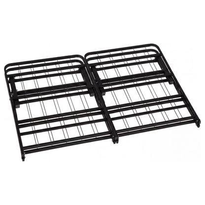 Kramer Full Folding Metal Platform Bed Frame Black