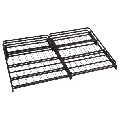 Kramer Eastern King Folding Metal Platform Bed Frame Black