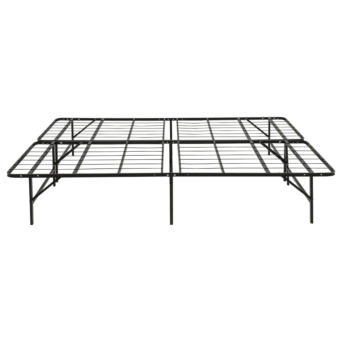 Kramer California King Folding Metal Bed Frame Black