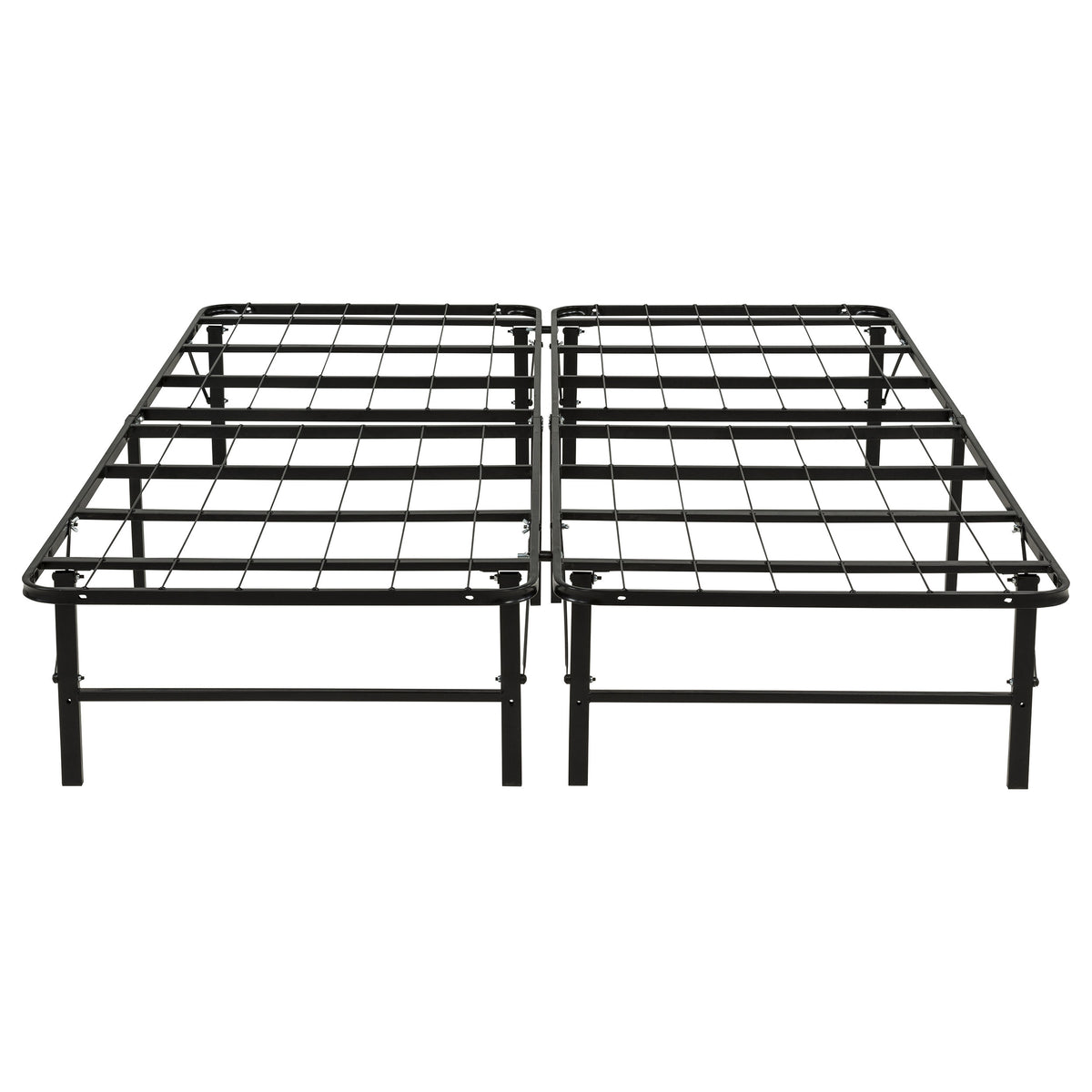 Kramer Queen Folding Metal Platform Bed Frame Black