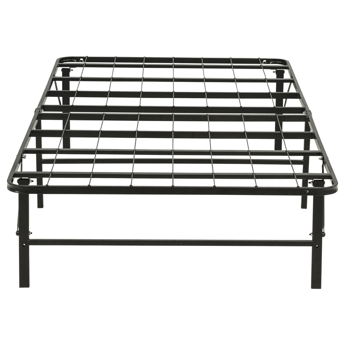 Kramer Twin Folding Metal Platform Bed Frame Black
