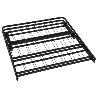 Kramer Twin Folding Metal Platform Bed Frame Black