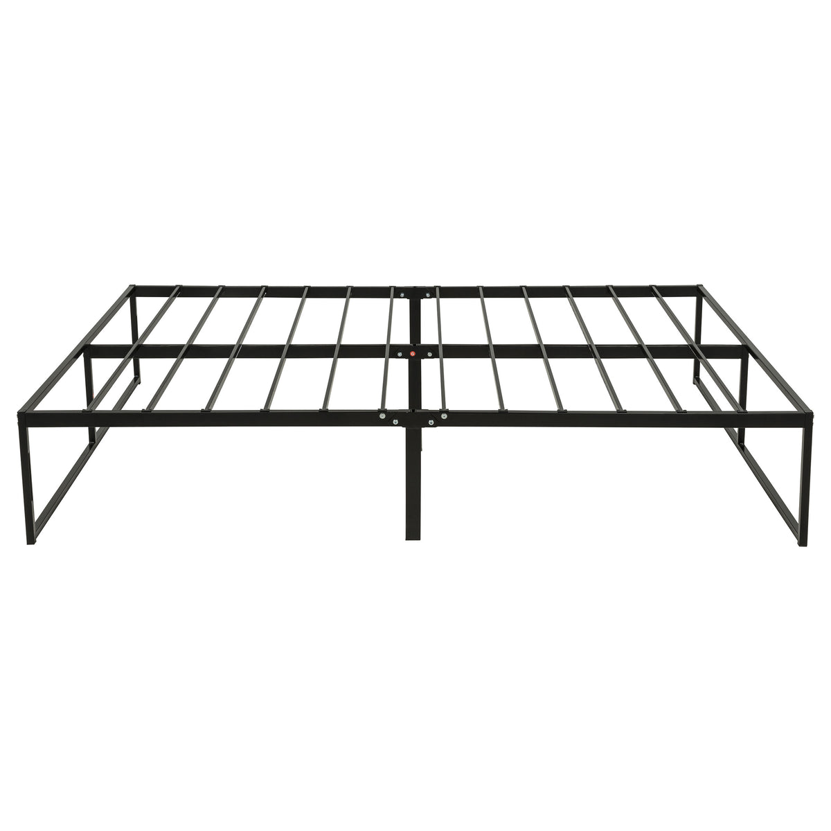 Gates Queen Heavy-Gauge Metal Platform Bed Frame Black