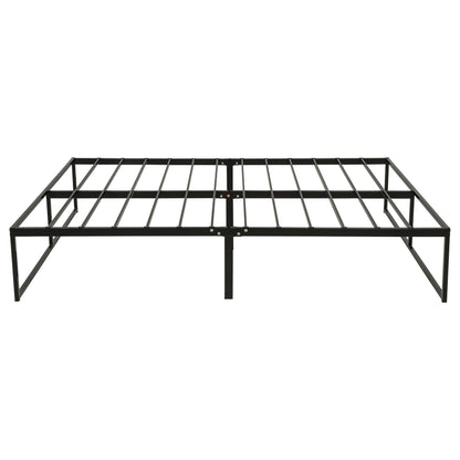 Gates Queen Heavy-Gauge Metal Platform Bed Frame Black
