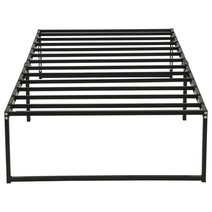 Gates Twin Heavy-Gauge Metal Platform Bed Frame Black
