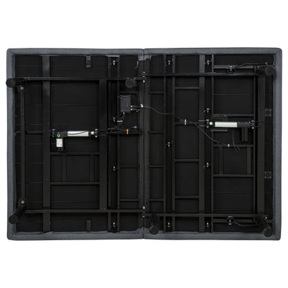 Tasca Full Dual-Motor Adjustable Bed Base in Black