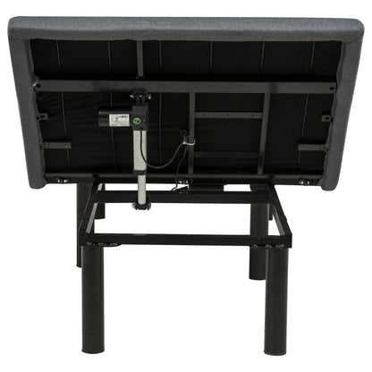 Tasca Twin XL Dual-Motor Adjustable Bed Base in Black