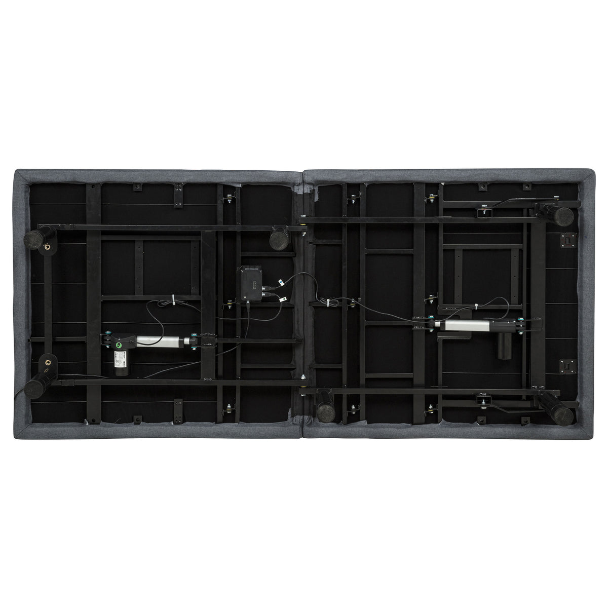 Tasca Twin XL Dual-Motor Adjustable Bed Base in Black
