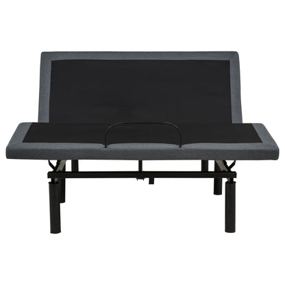 Weston Queen Dual-Motor Massage Adjustable Bed Base in Black and Grey