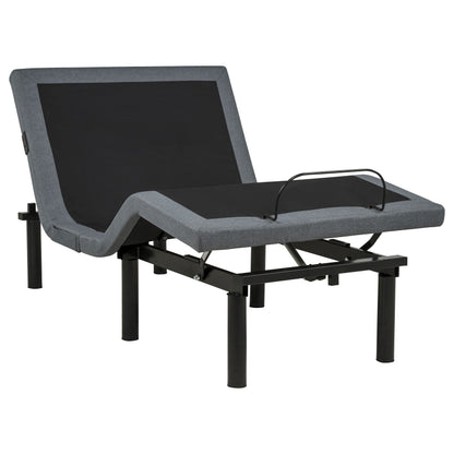 Weston Twin Dual-Motor Massage Adjustable Bed Base in Black and Grey