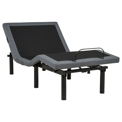 Weston Twin Dual-Motor Massage Adjustable Bed Base in Black and Grey