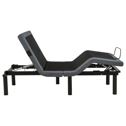 Weston Twin Dual-Motor Massage Adjustable Bed Base in Black and Grey