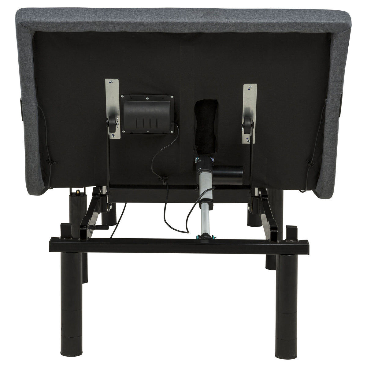 Weston Twin Dual-Motor Massage Adjustable Bed Base in Black and Grey
