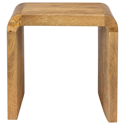 Booker 2-piece Mango Wood Coffee and End Table Set Natural
