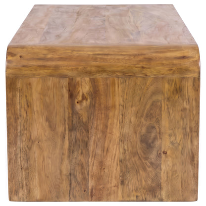 Booker 2-piece Mango Wood Coffee and End Table Set Natural