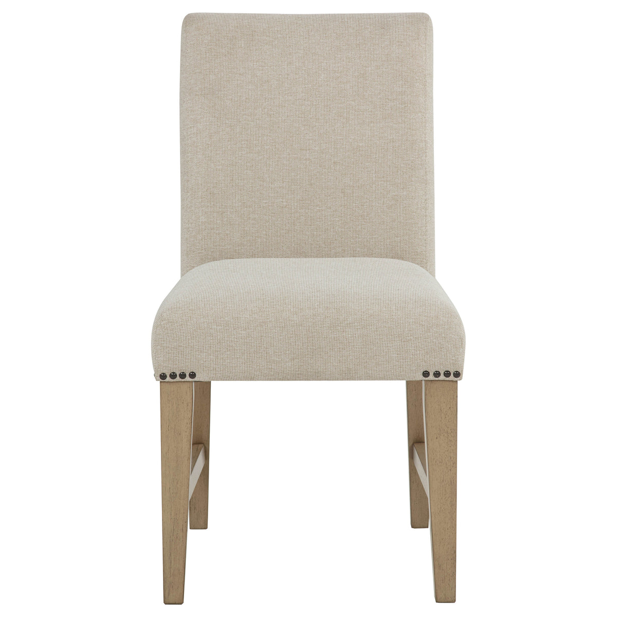 Naser 5-piece 48-inch Round Dining Table Set Beige and Light Oak