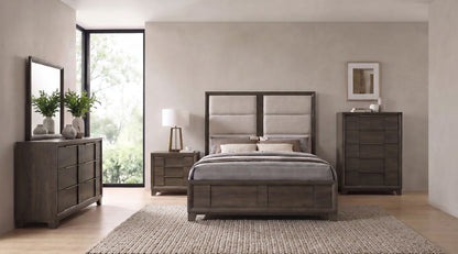Farre 5-drawer Chest of Drawers Dark Brown
