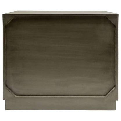 Parkes 2-door Bone Inlay Accent Cabinet Distressed Grey