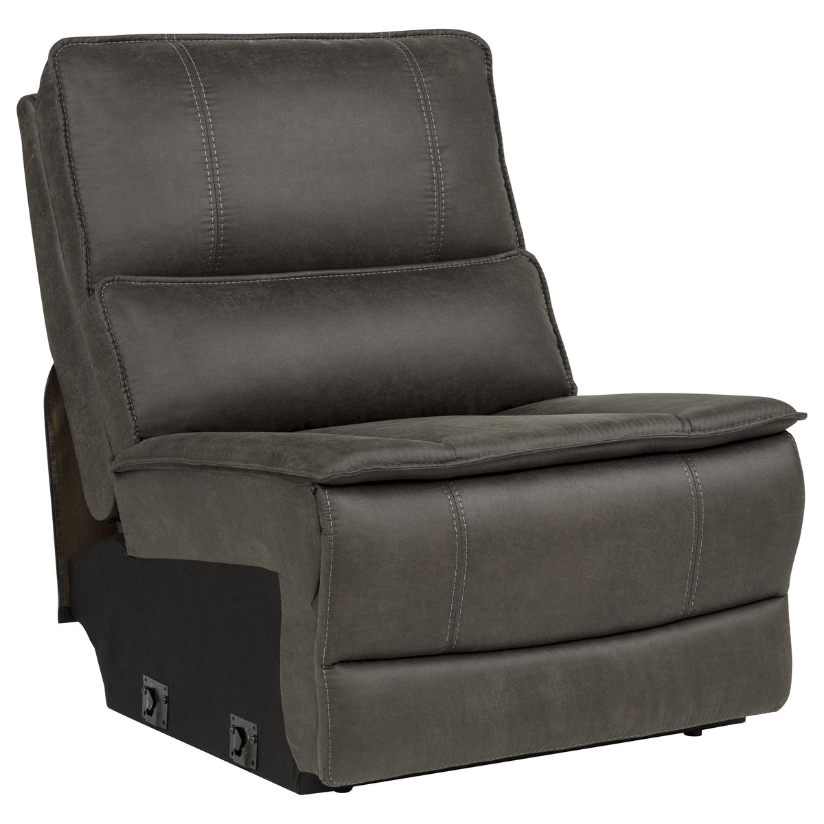 Marcell 3-Piece Transitional Power Reclining Sofa with USB Charging Grey