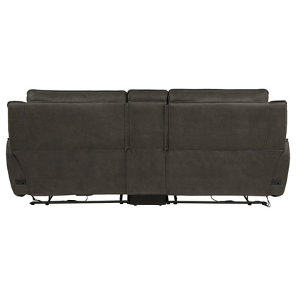 Marcell 3-Piece Power Reclining Loveseat with Charging Console Grey