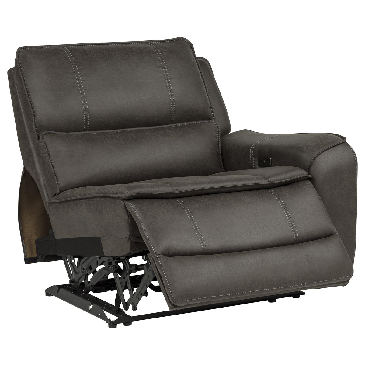 Marcell 3-Piece Power Reclining Loveseat with Charging Console Grey