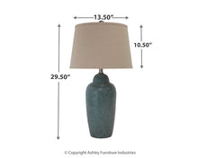 Load image into Gallery viewer, Ashley Express - Saher Ceramic Table Lamp (1/CN)

