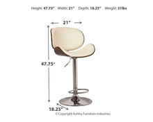 Load image into Gallery viewer, Ashley Express - Bellatier Tall UPH Swivel Barstool(1/CN)
