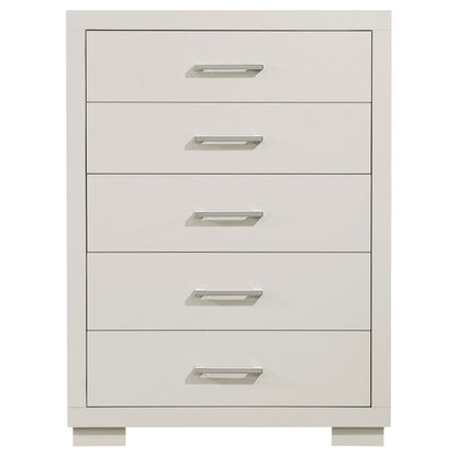 Jessica 5-drawer Bedroom Chest Snow White