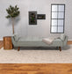 Caufield Upholstered Buscuit Tufted Covertible Sofa Bed Grey