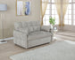 Cotswold Tufted Cushion Sleeper Sofa Bed Light Grey