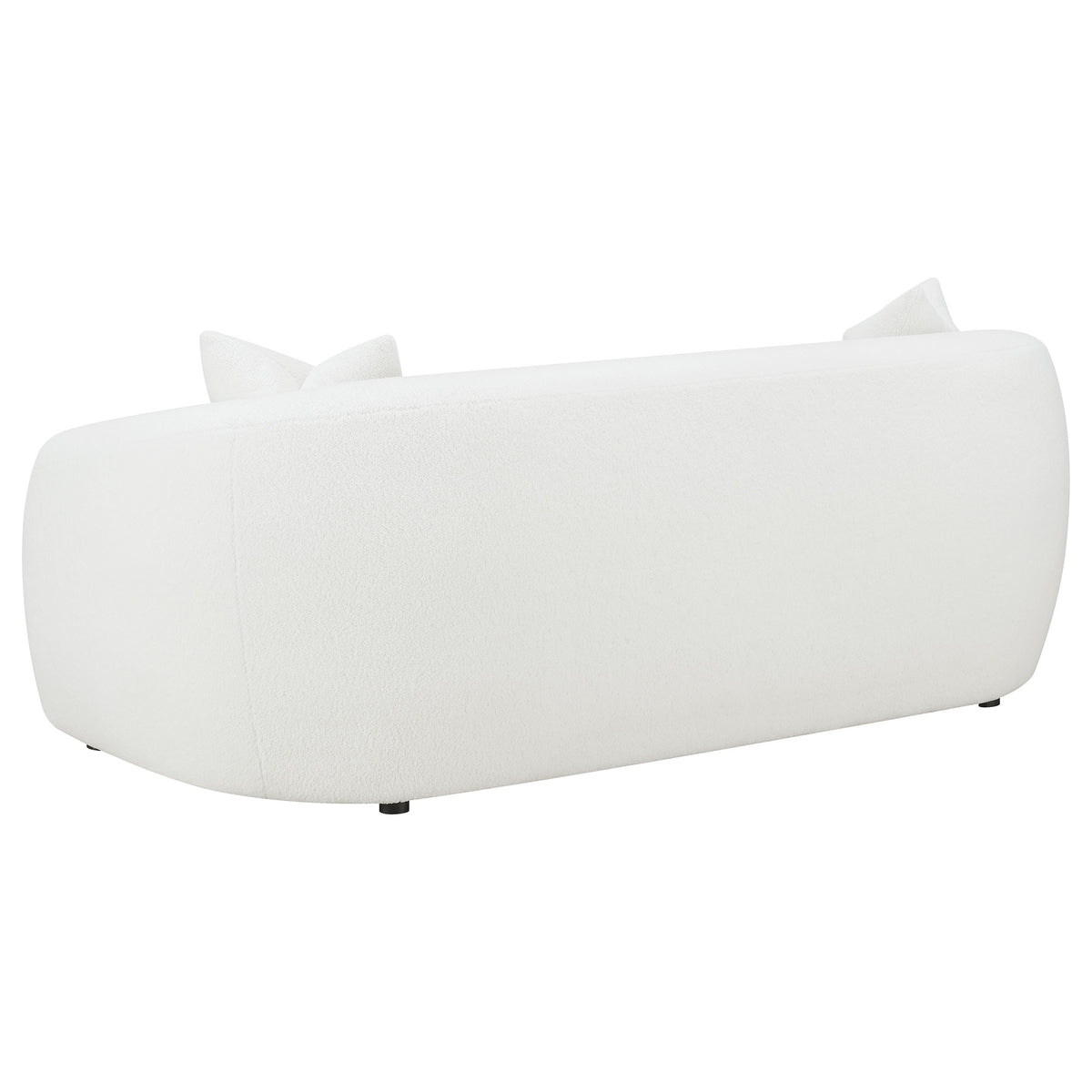 Isabella Sherpa Upholstered Sofa Natural