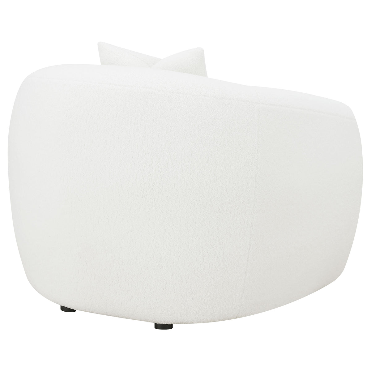 Isabella Sherpa Upholstered Accent Chair Natural