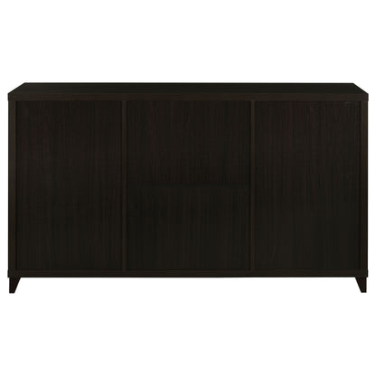 Lewes 2-door Engineered Wood 60-inch TV Stand Cappuccino