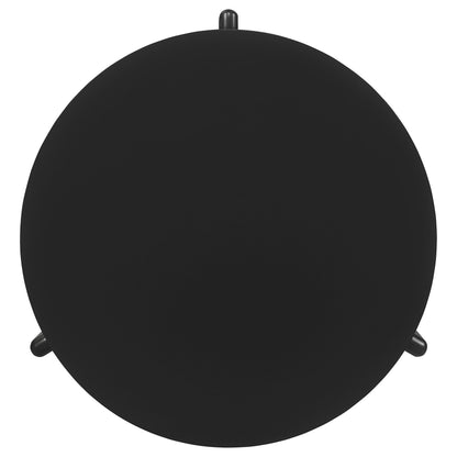 Cordova Round Solid Wood Coffee Table Black