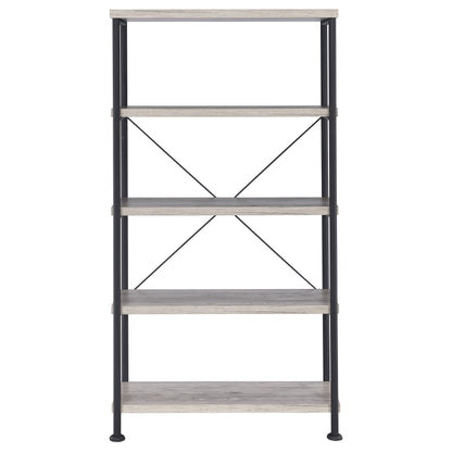 Analiese 63-inch 4-shelf Bookshelf Grey Driftwood